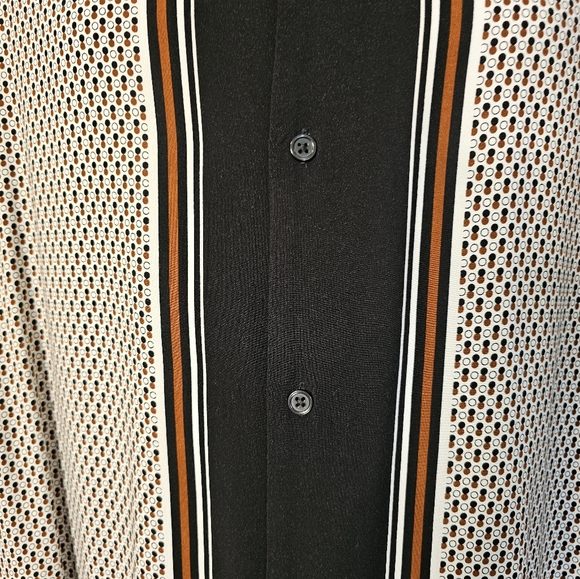 Express men's retro bowling style button up shirt size large - Picture 5 of 14